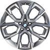 BMW 919M Gunmetal Grey with Bright Turned and Silver Inserts Wheel Img 1