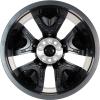BMW 855 Gunmetal Grey with Bright Turned and Silver Inserts Wheel Img 3
