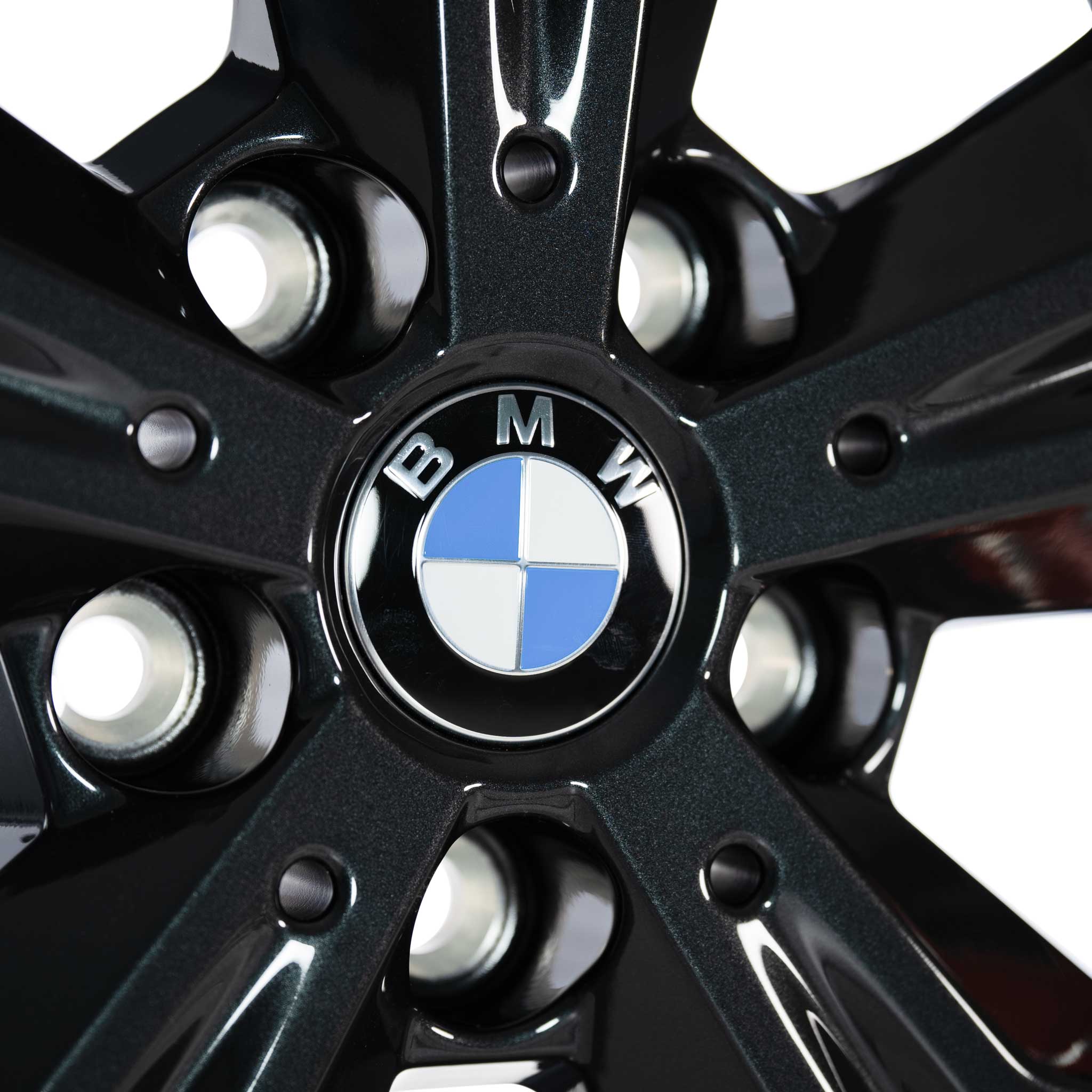 BMW 920M Midnight Grey with Bright Turned and Orange Inserts Alloy Wheel Product Image #4