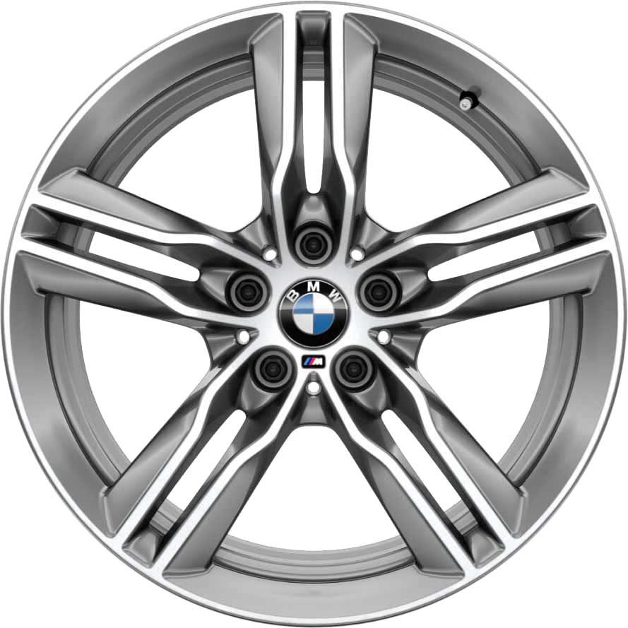BMW 570M Ferric Grey with Bright Turned Alloy Wheel Product Image #1