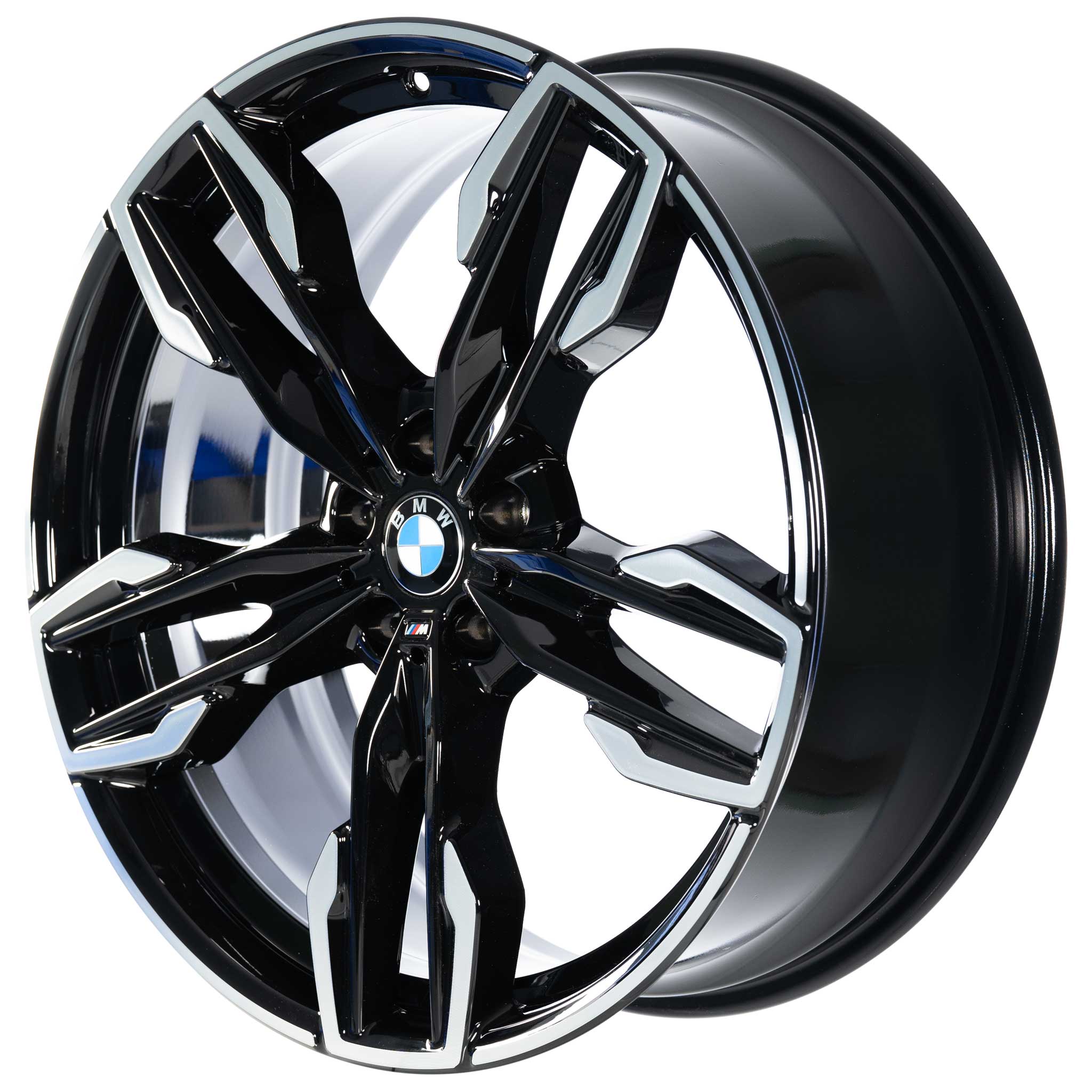 BMW 718M Jet Black with Bright Turned Alloy Wheel Product Image #2