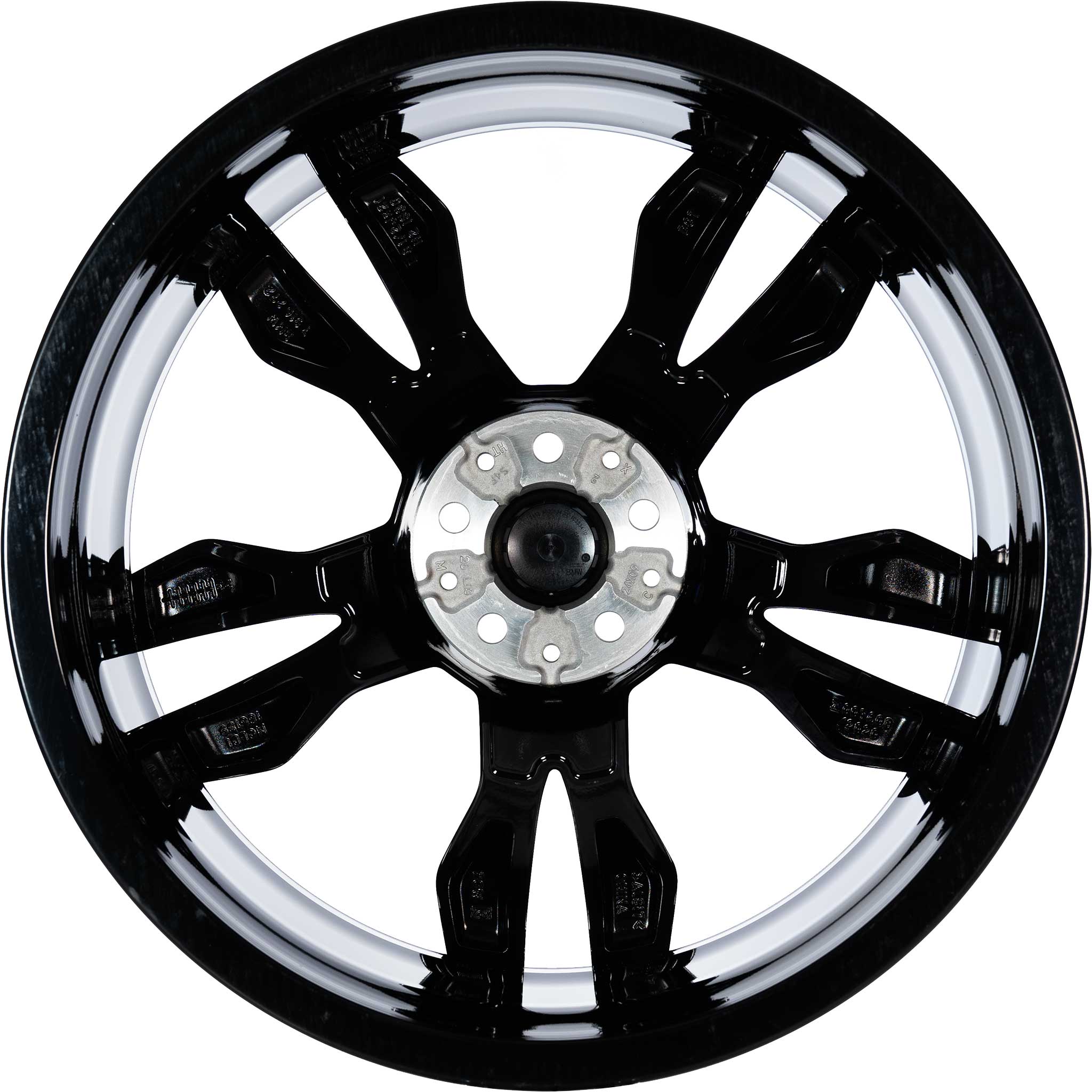 BMW 718M Jet Black with Bright Turned Alloy Wheel Product Image #3