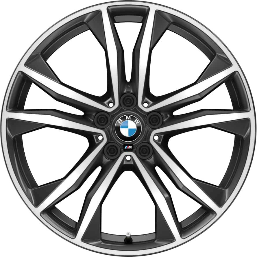 BMW 715M Orbit Grey with Bright Turned Alloy Wheel Product Image #1
