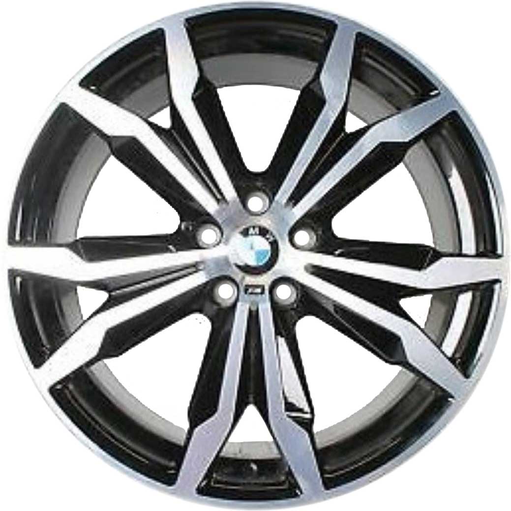 BMW 716M Jet Black with Bright Turned Alloy Wheel Product Image #1