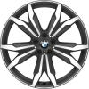 BMW 717M Orbit Grey Matt with Bright Turned Wheel Img 1