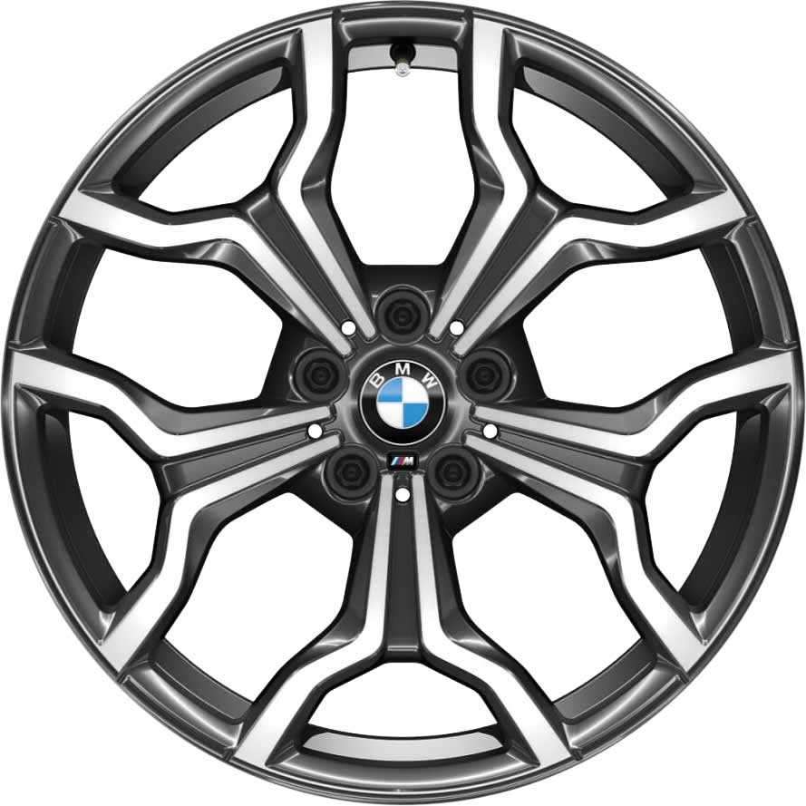 BMW 722M Orbit Grey with Bright Turned Alloy Wheel Product Image #1