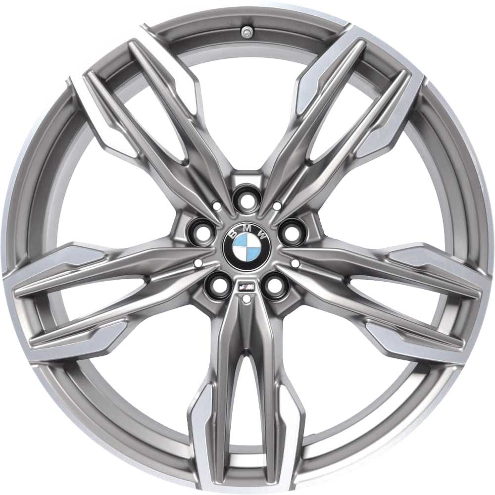 BMW 718M Matt Titanium with Bright Turned Alloy Wheel Product Image #1