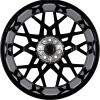 BMW 813M Forged Jet Black with Translucent Shadow Face Wheel Img 3