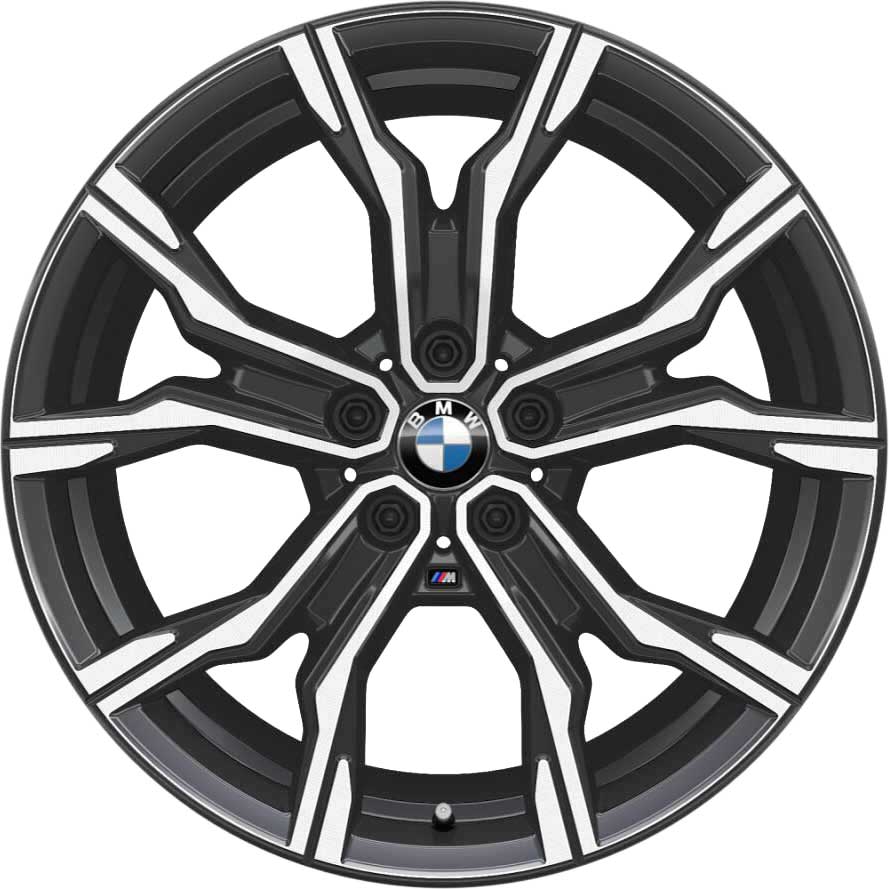 BMW 816M Orbit Grey with Bright Turned Alloy Wheel Product Image #1