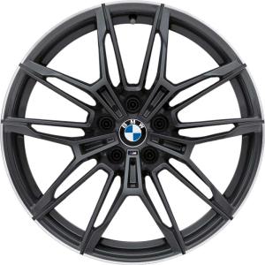 19" BMW 825M Orbit Grey Matt with Bright Turned Rim Edge alloy wheel