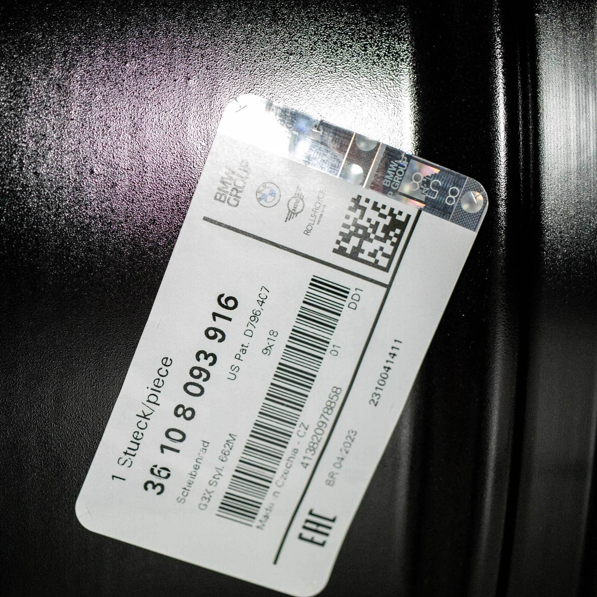BMW 662M Jet Black Alloy Wheel Product Image #5