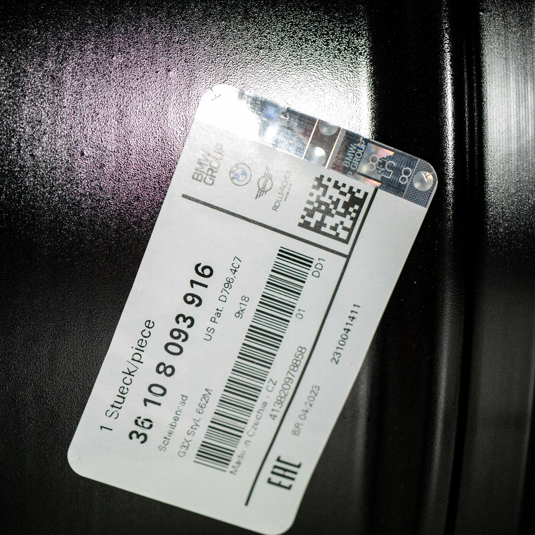 BMW 662M Jet Black Alloy Wheel Product Image #5