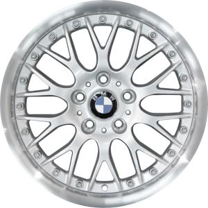 18" BMW 42 Composite Silver alloy wheel