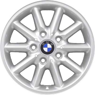BMW 41 Silver Alloy Wheel Product Image #1
