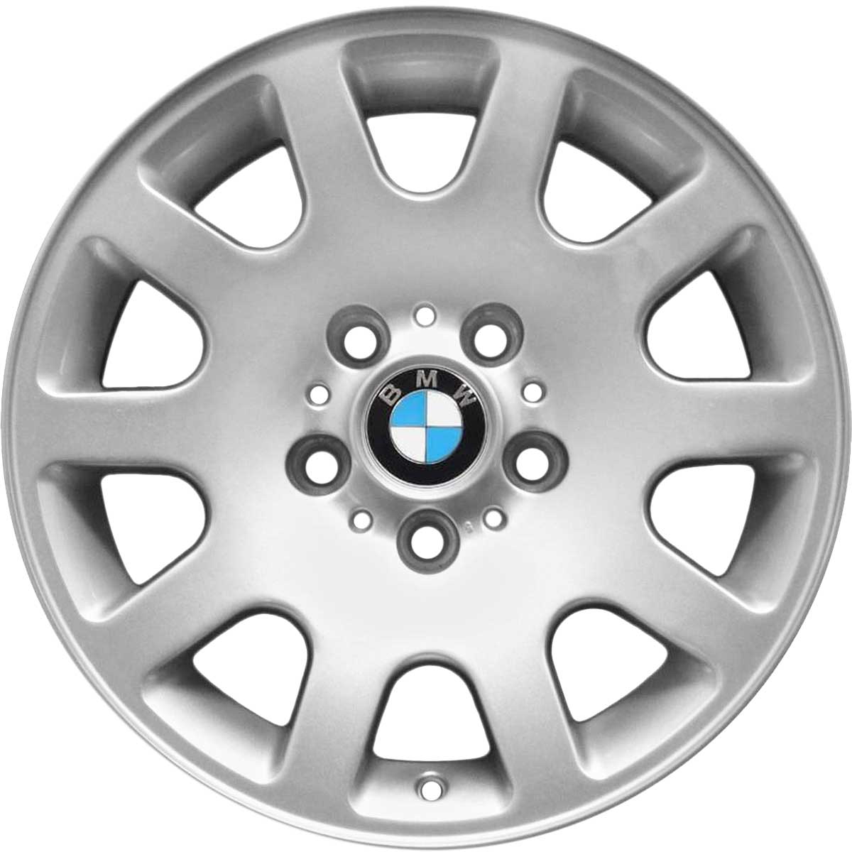 BMW 60 Silver Alloy Wheel Product Image #1