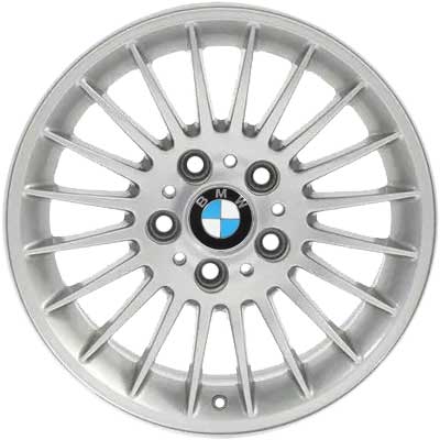 BMW 61 Silver Alloy Wheel Product Image #1