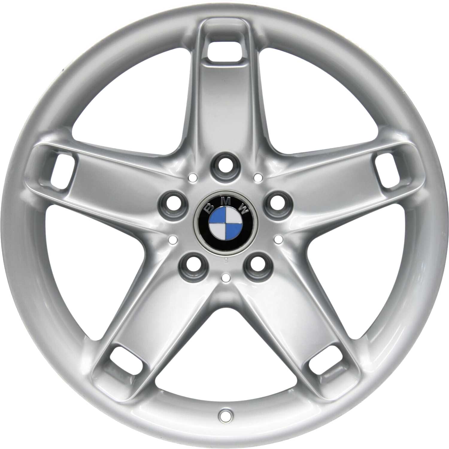 BMW 49 Silver Alloy Wheel Product Image #1