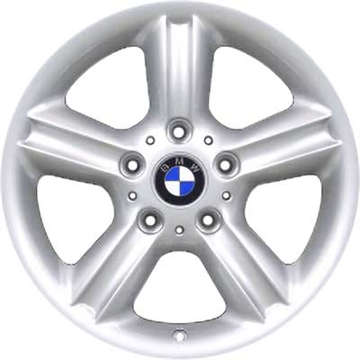 BMW 55 Silver Alloy Wheel Product Image #1