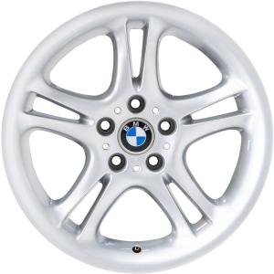 18" BMW 59 Silver alloy wheel