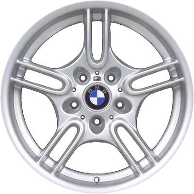 BMW 66M Silver Alloy Wheel Product Image #1