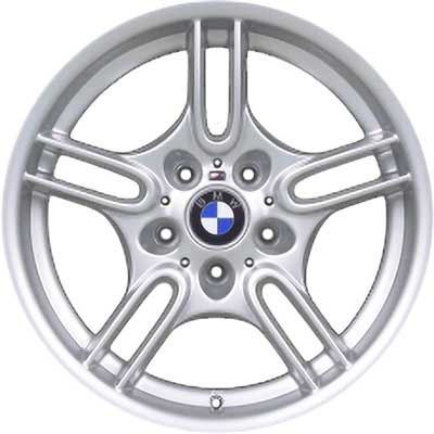 BMW 66M Silver Alloy Wheel Product Image #1