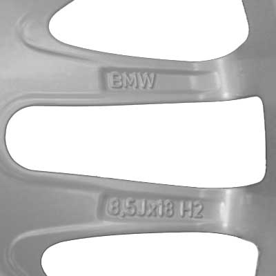 BMW 72M Silver Alloy Wheel Product Image #4