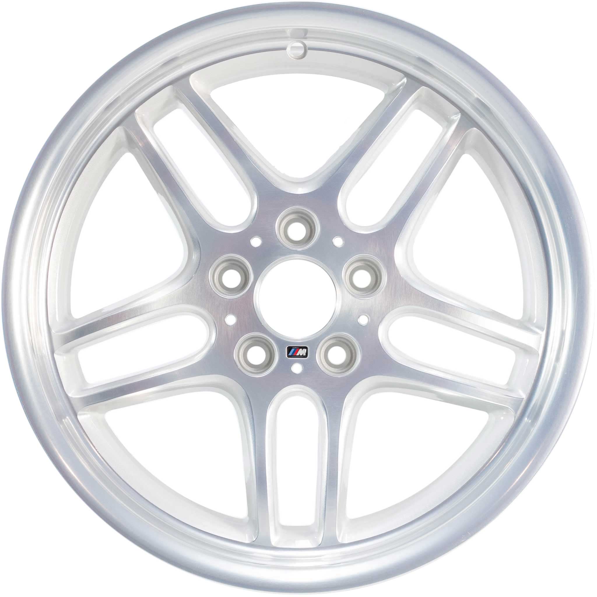 BMW 37M Forged Silver with Polished (Forged) Alloy Wheel Product Image #1