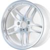 BMW 37M Forged Silver with Polished (Forged) Wheel Img 2