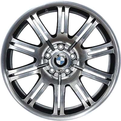 BMW 67M Forged Silver with Bright Turned Alloy Wheel Product Image #1