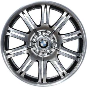 19" BMW 67M Forged Silver with Bright Turned alloy wheel