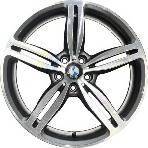 19" BMW 167M Grey with Polished (Forged) alloy wheel