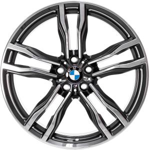 BMW 612M Forged Orbit Grey with Bright Turned Alloy Wheel for BMW X5 M F85 - Sizes 21in