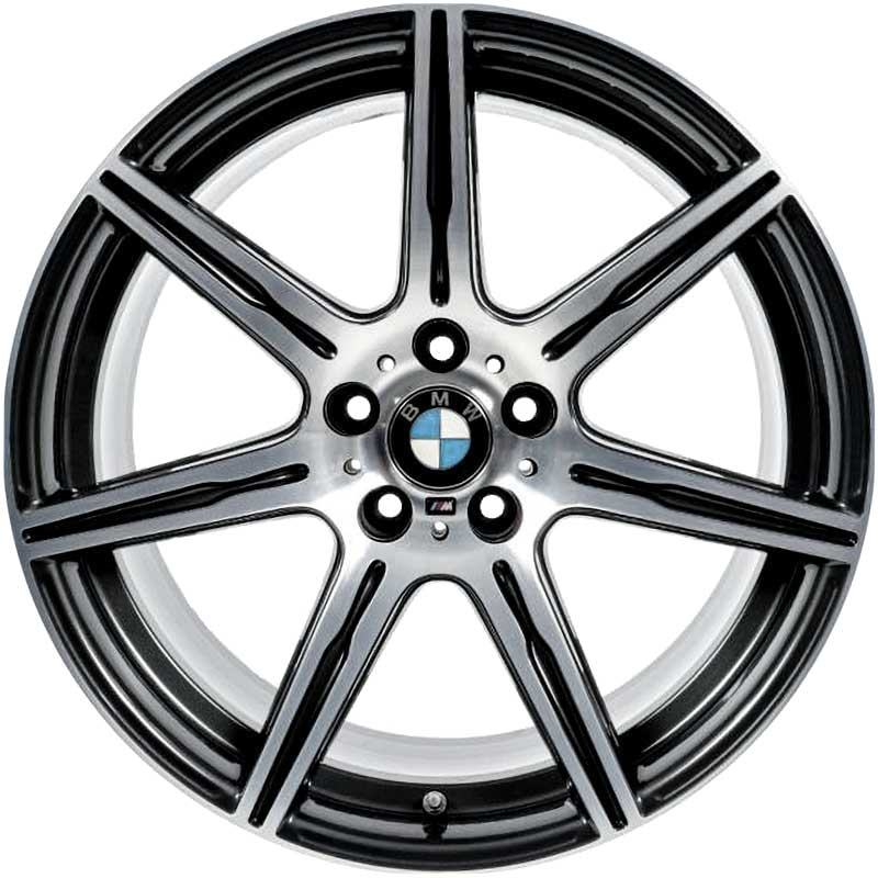 BMW 601M Jet Black Alloy Wheel Product Image #1