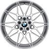 BMW 666M Forged Ferric Grey with Bright Turned Wheel Img 1