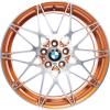 BMW 666M Forged Orange with Bright Turned Wheel Img 1