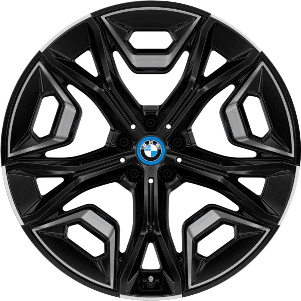 BMW 1020 Black with Bright Turned Alloy Wheel Product Image #1