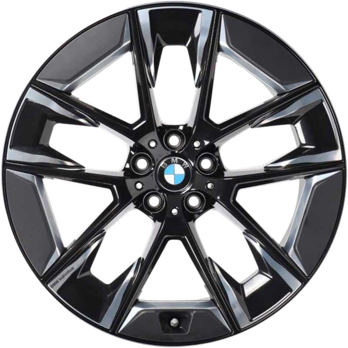 BMW 1001M Jet Black Matt with Bright Turned Alloy Wheel Product Image #1