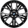 BMW 894M Jet Black with Bright Turned Wheel Img 1