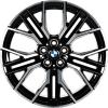 BMW 894M Jet Black with Bright Turned Wheel Img 1