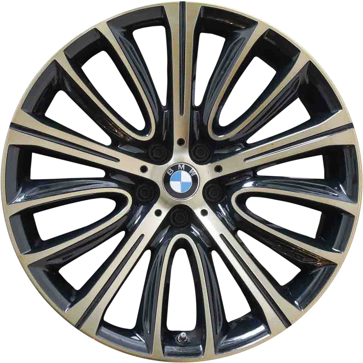 BMW 628 Night Gold with Bright Turned Alloy Wheel Product Image #1