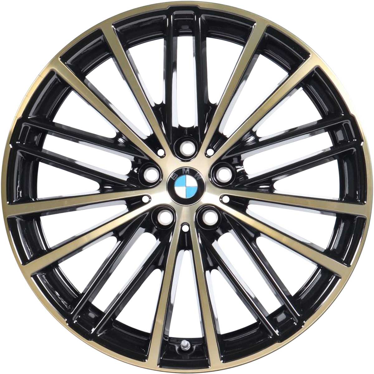 BMW 635 Night Gold with Bright Turned Alloy Wheel Product Image #1