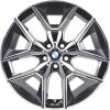 BMW 936M Midnight Grey with Bright Turned Wheel Img 1