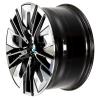 BMW 937 Jet Black Solid with Bright Turned Wheel Img 2