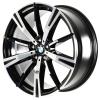 BMW 938M Jet Black Solid with Bright Turned Wheel Img 2