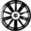BMW 938M Jet Black Solid with Bright Turned Wheel Img 3