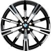 BMW 938M Jet Black Solid with Bright Turned Wheel Img 1