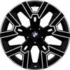 BMW 939M Midnight Grey with Bright Turned Wheel Img 1