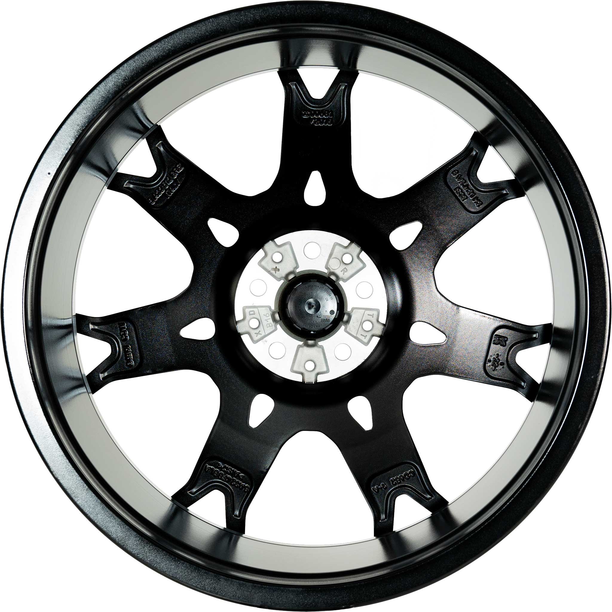 BMW 943M Black II Solid with Bright Turned Alloy Wheel Product Image #2