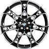 BMW 943M Black II Solid with Bright Turned Wheel Img 1