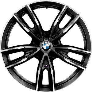 BMW 792M Jet Black with Bright Turned Alloy Wheel for BMW 3 Series G21 - Sizes 19in